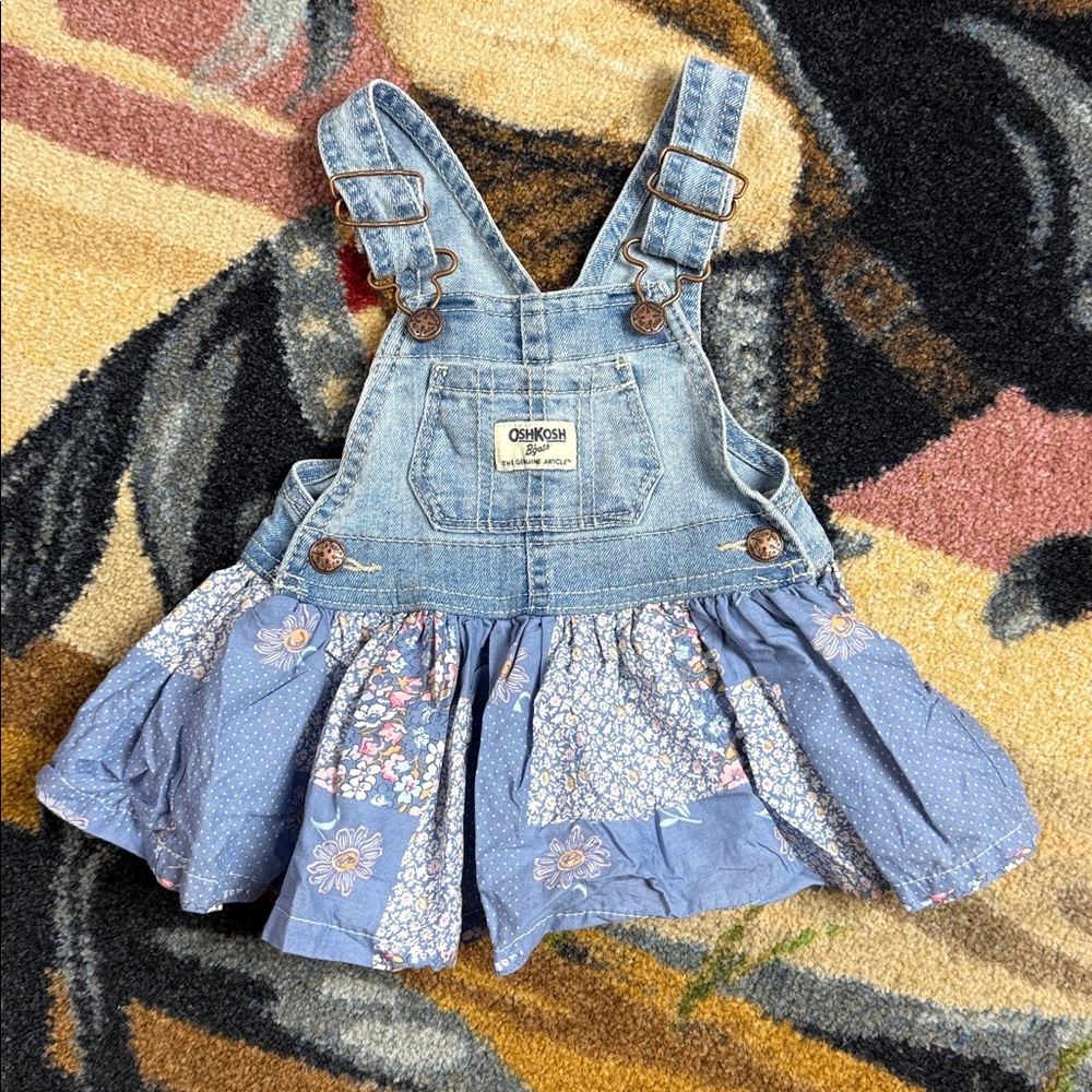 VINTAGE OSH KOSH B'GOSH DRESS 6M